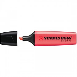 Stabilo Boss Μαρκαδόρος υπογραμμίσεως 2-5mm Κόκκινο (70/40)
