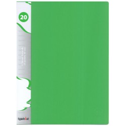 Typotrust Σούπλ A4 PP 20 Θέσεων Πράσινο (FP10020-22)